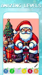 Christmas Pixel Art Coloring アプリダウンロード