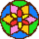 Mandala Cross Stitch Coloring APK