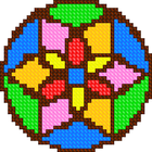 Mandala Cross Stitch icon
