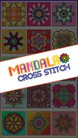 Mandala Cross Stitch poster