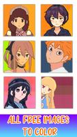 Anime Cross Stich - Pixel Art Cartaz