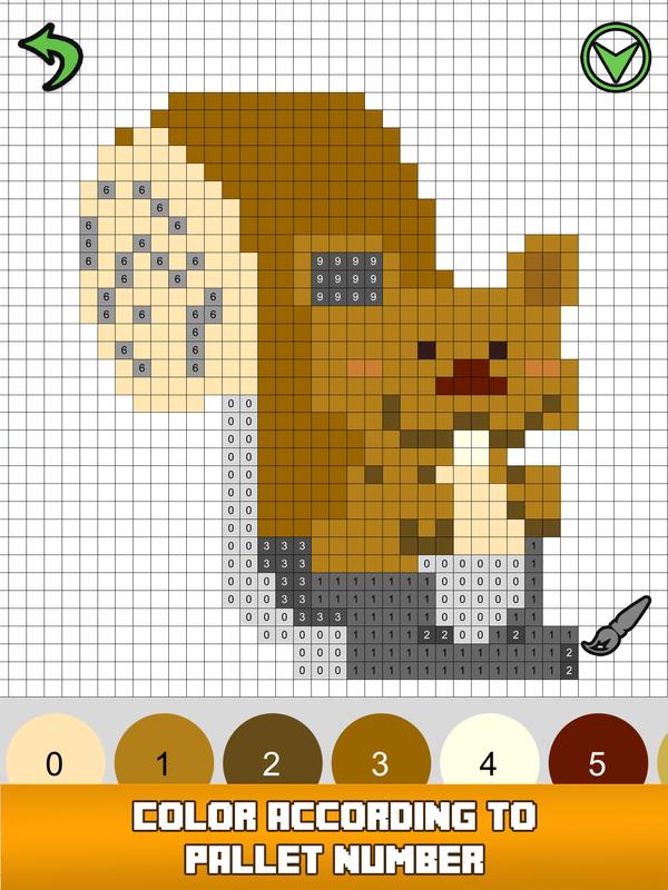 Pixel Art Color by Number Sandbox Coloring 2018 for Android APK