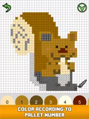 Pixel Art Color by Number Book XAPK download