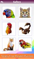 Animals Poly Art Puzzle Poster