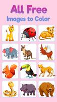 Animals Pixel Color by Number постер