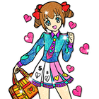 Anime Manga Paint Color Book أيقونة