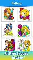 Anime Manga Paint Color Book Affiche