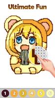 Anime Dolls Pixel Art Coloring скриншот 1