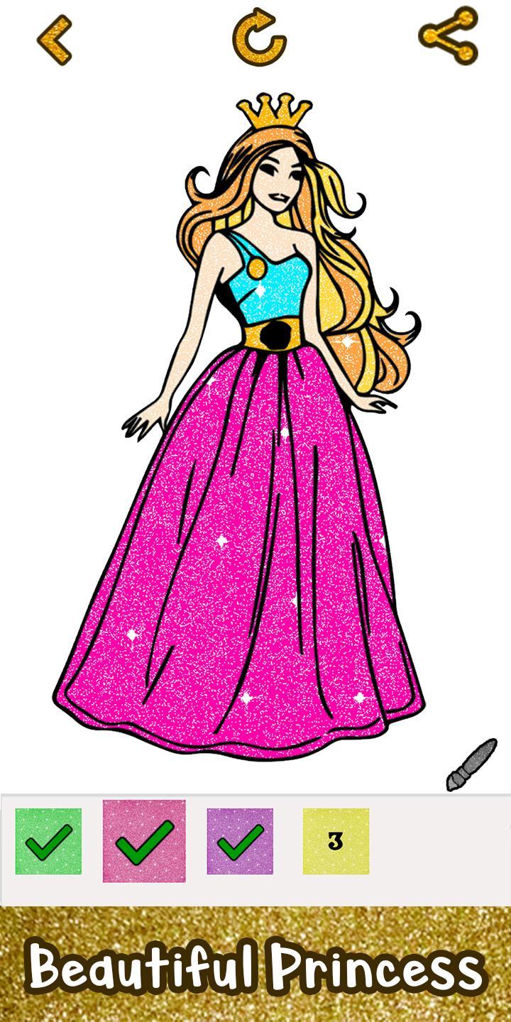 Download Glitter Color: Adult Coloring Book By Number Pages for ...
