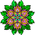 Glitter Color by Number Book