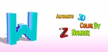 Alphabets 3D Number Color