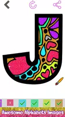 Alphabets Lore Glitter Color APK download