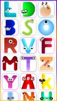 Alphabet Lore Pixel Art Color Plakat