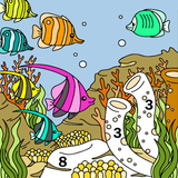 Aquatic Animal Color by Number иконка