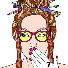 Beauty Color by Number Pages Icon