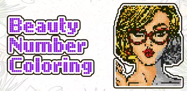 Beauty Pixel Art Coloring Book