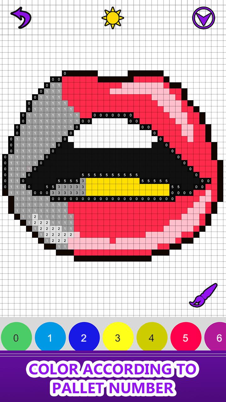 Beauty Color by Number-Pixel Art, Sandbox Coloring for ...