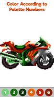 Bikes Color by Number Pixl Art ảnh chụp màn hình 1