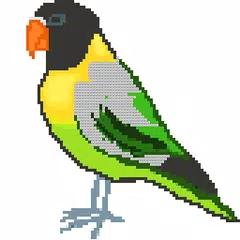 Birds Pixel Art Coloring Book アプリダウンロード