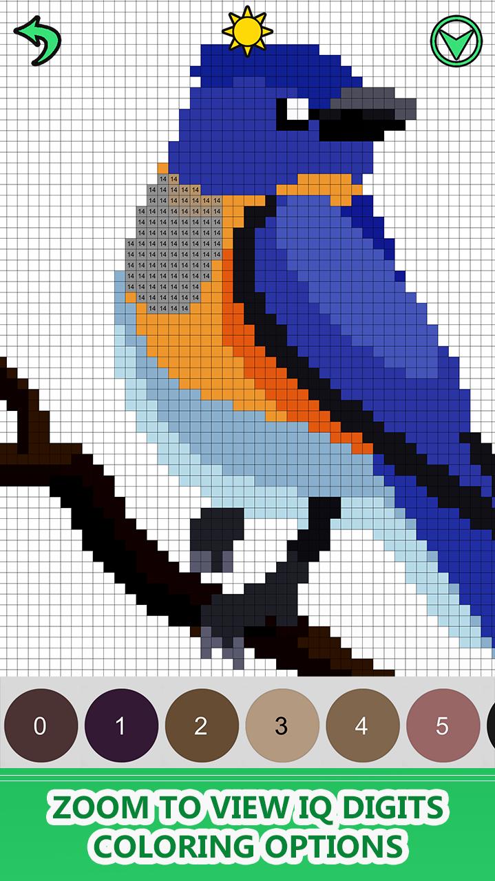 Download Birds Color by Number: Pixel Art, Sandbox Coloring for Android - APK Download