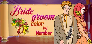 Bride & Groom Color by Number