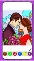 Bride & Groom Color by Number تصوير الشاشة 3