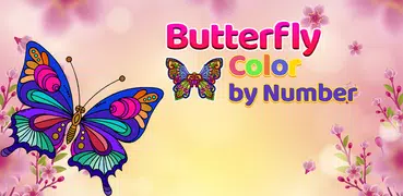 Butterfly Paint by Number Book
