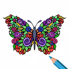 Baixar Butterfly Paint by Number Book APK