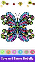 Butterfly Paint by Number Book تصوير الشاشة 1