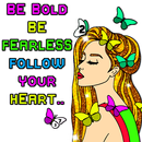Girls Coloring Confident Brave APK