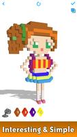 Girls 3D Color by Number Book ảnh chụp màn hình 2