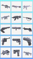 Guns 3D Color by Number Weapon পোস্টার