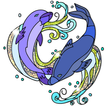 Dolphins Color by Number