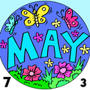 Days & Months Color by Number APK