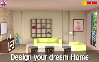 Design My Home 3D House Fliper plakat