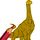 Dinosaur Paint By Number Puzzle - Adult Coloring APK