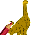 Dinosaur Paint By Number Puzzle - Adult Coloring