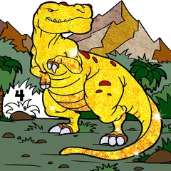 Dinosaur Color by Number Book APK download