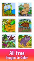 Dinosaur Color Plakat