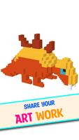Dinosaurs 3D Color by Number تصوير الشاشة 2