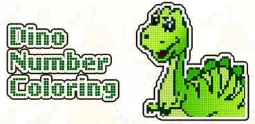 Dinosaurs Color Pixel Art Draw