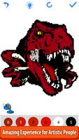 Dinosaurs Color Pixel Art Draw ảnh chụp màn hình 3