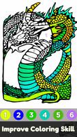 برنامه‌نما Dragons Glitter No. Colorbook عکس از صفحه