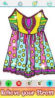 Dresses Glitter Color by Number - Sparkly Fashion imagem de tela 2