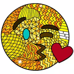 Emoji Color by Number Art Book Icon