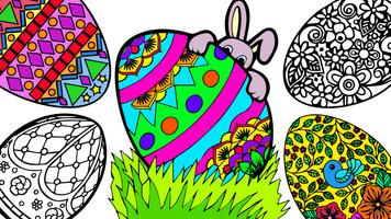 Easter Egg Color Cartaz