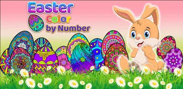 Easter Eggs Color by Number