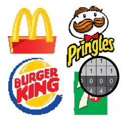 Food Logo Pixel Art Coloring APK download