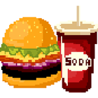 Food Pixel Art Coloring Book أيقونة