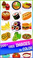 Food Pixel Art Coloring Book تصوير الشاشة 2